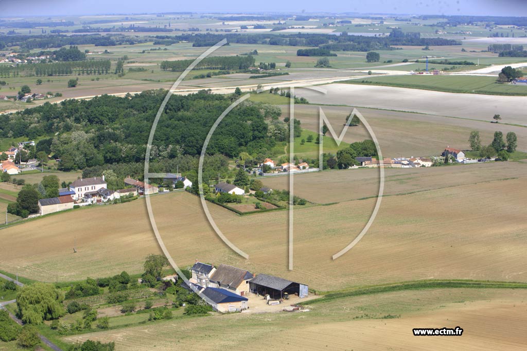 Photo arienne de Scorb-Clairvaux
