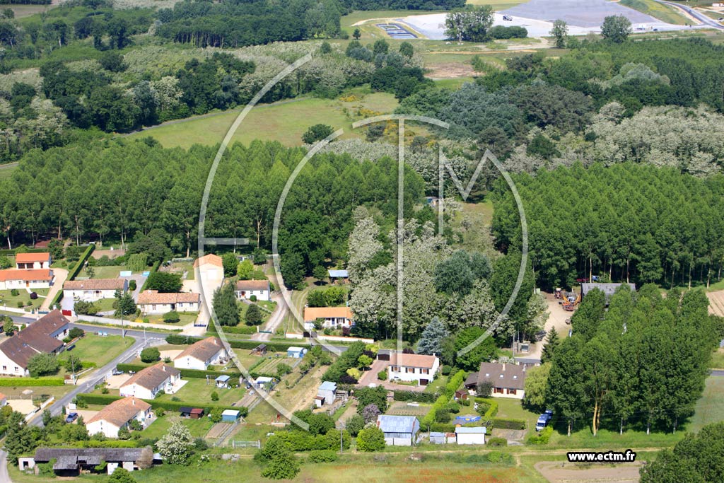 Photo arienne de Scorb-Clairvaux (La Fontaine)