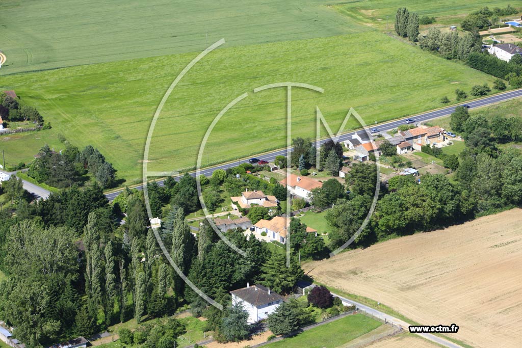 Photo arienne de Svres-Anxaumont