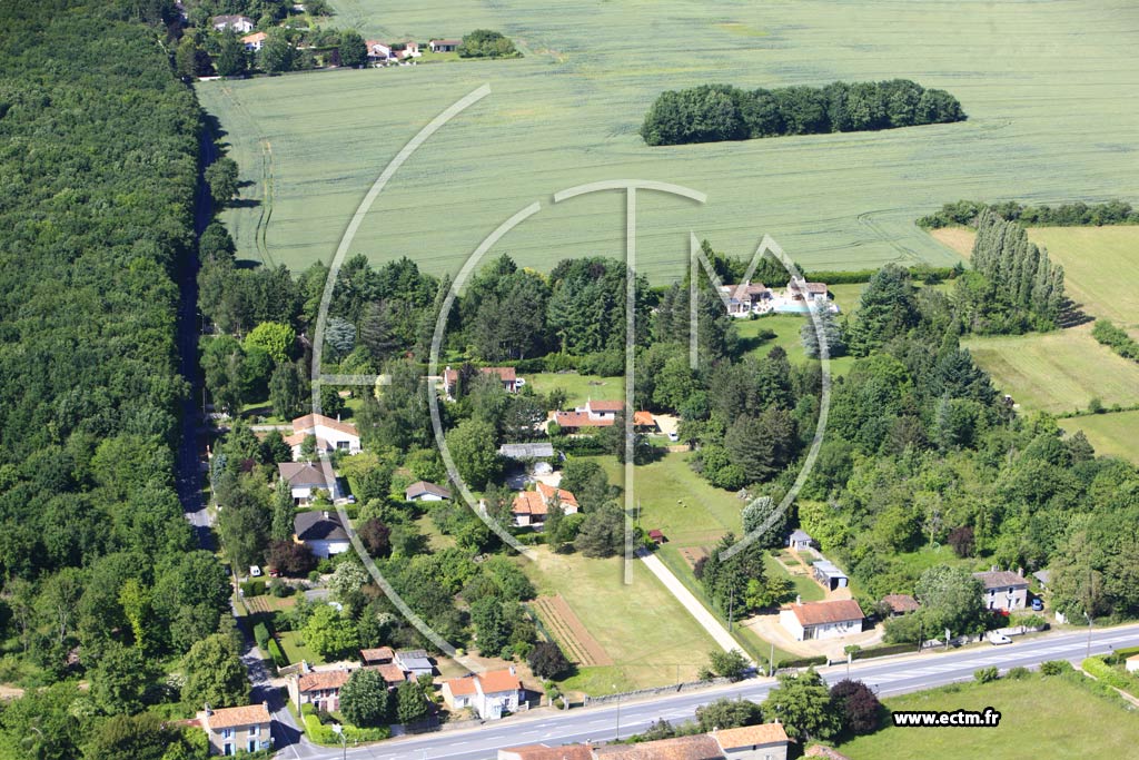 Photo arienne de Svres-Anxaumont