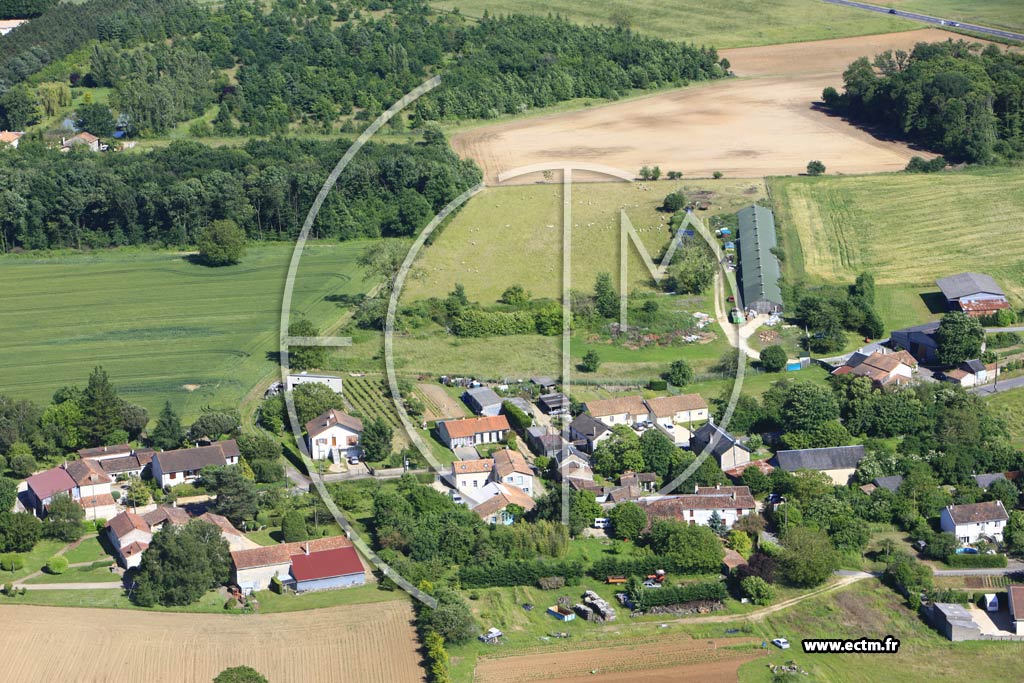 Photo arienne de Svres-Anxaumont