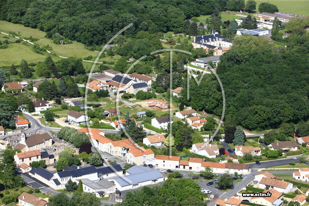 Photo arienne de Svres-Anxaumont
