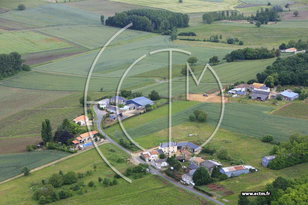 Photo arienne de Thurageau