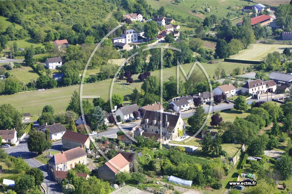 Photo arienne de Vaux-sur-Vienne