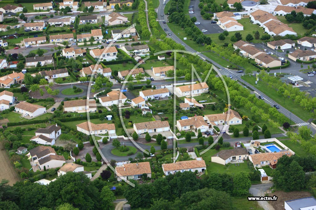 Photo arienne de Vouneuil-sous-Biard