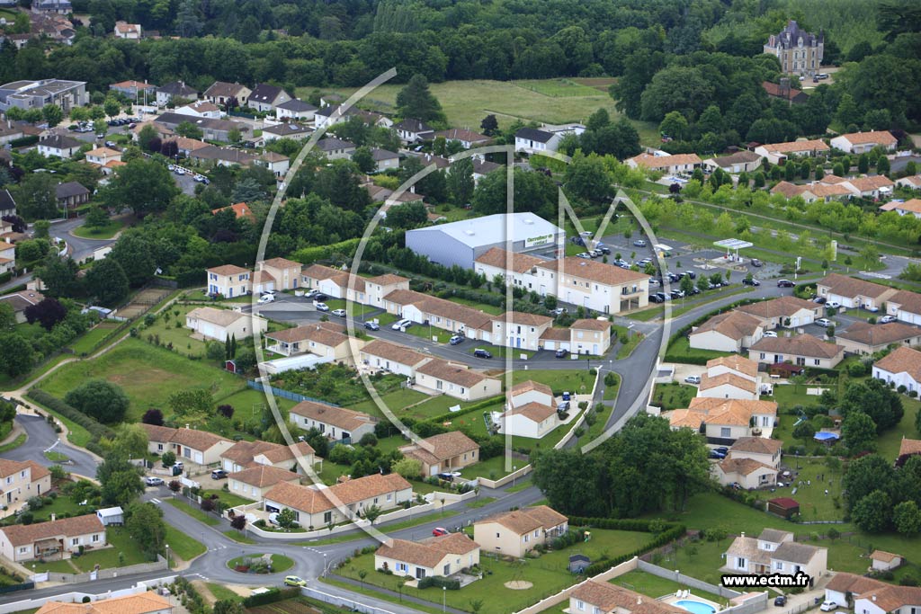 Photo arienne de Vouneuil-sous-Biard
