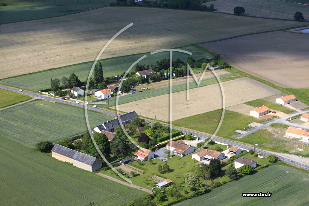 Photo arienne de Vouneuil-sur-Vienne (Centre)