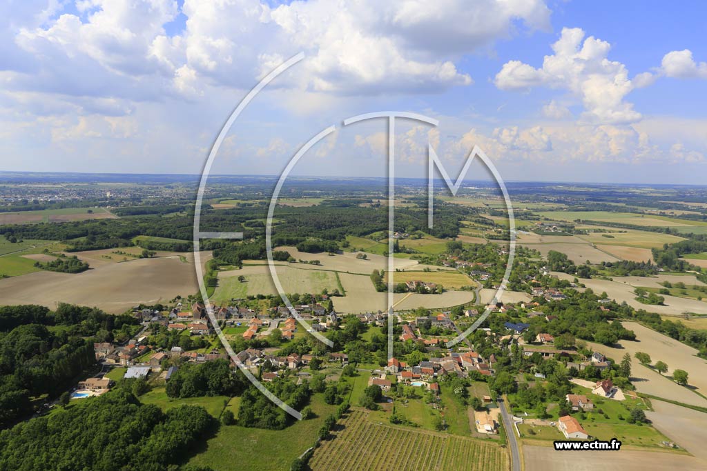 Photo arienne de Vouneuil-sur-Vienne (Montgam)