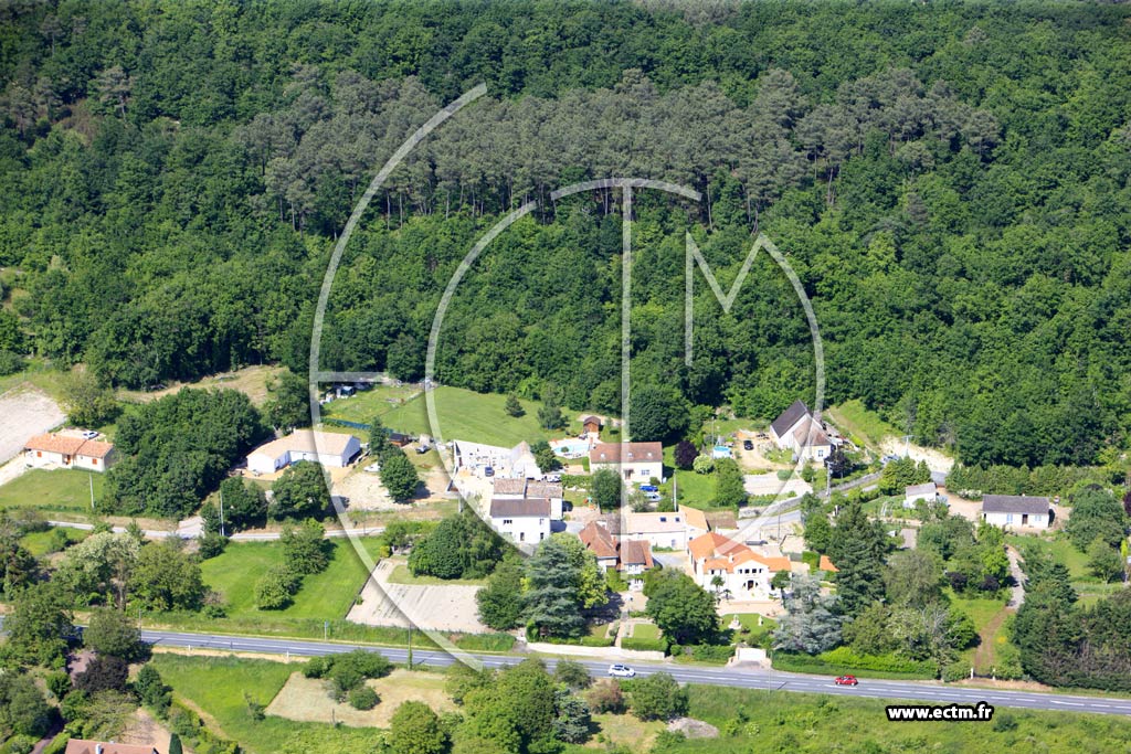 Photo arienne de Vouneuil-sur-Vienne (Villiers)