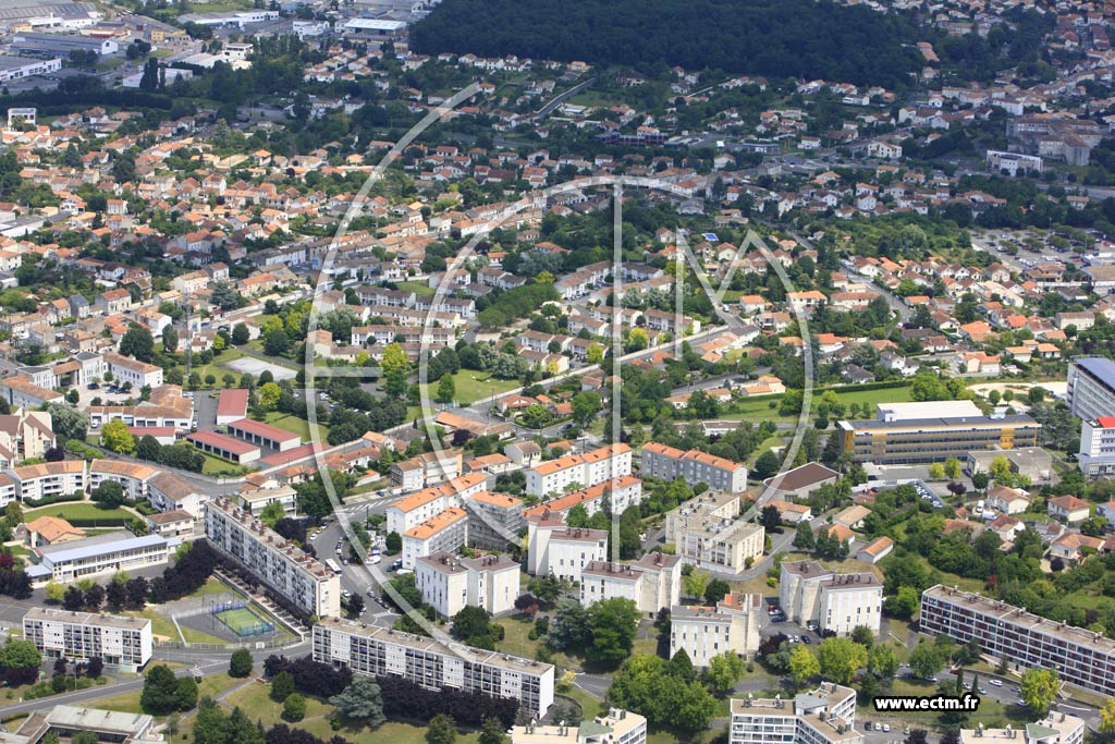 Photo arienne de Angoulme (Bel-Air-Grand Font)