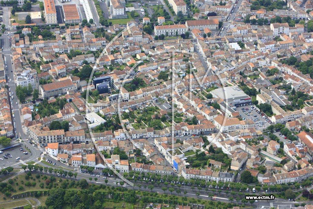 Photo arienne de Angoulme (Champ de Mars-Bussatte)
