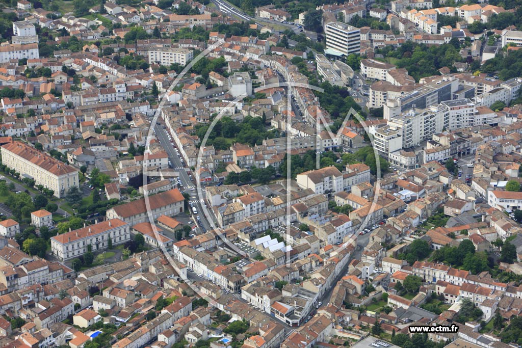 Photo arienne de Angoulme (Champ de Mars-Bussatte)