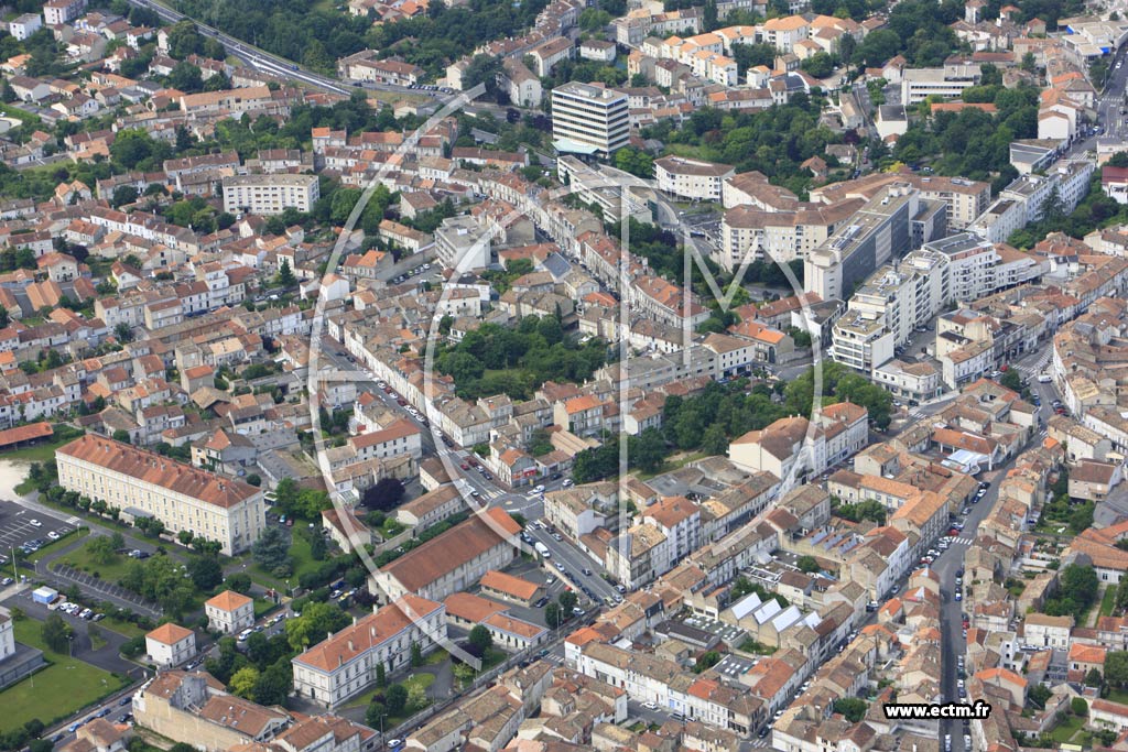Photo arienne de Angoulme (Champ de Mars-Bussatte)
