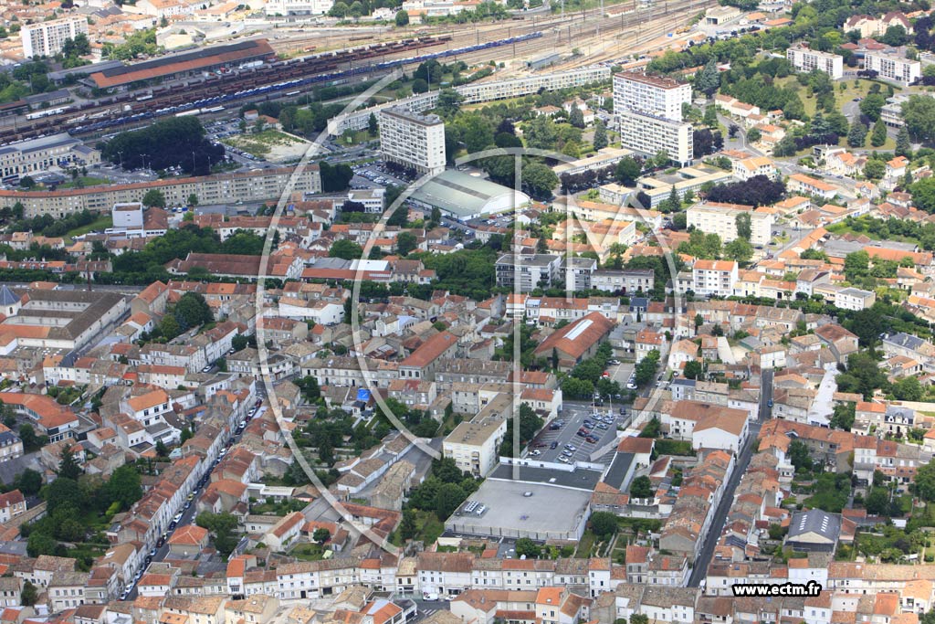 Photo arienne de Angoulme (Champ de Mars-Bussatte)