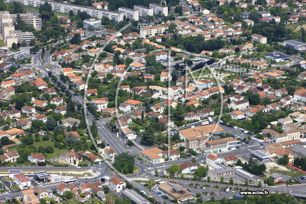 Photo arienne de Angoulme (Garenne)