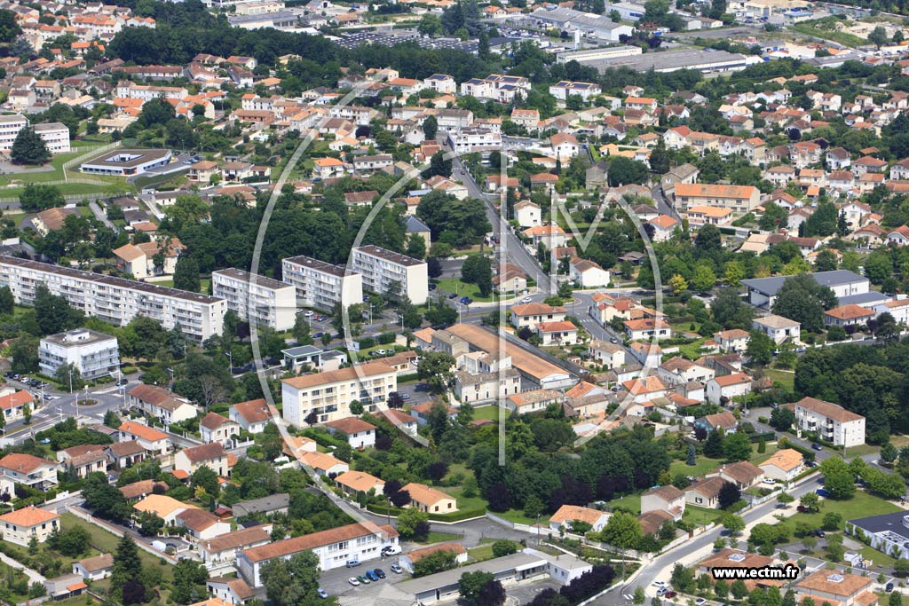 Photo arienne de Angoulme (Garenne)