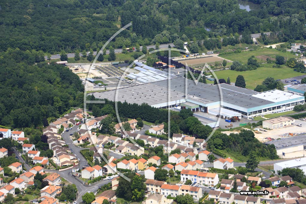Photo arienne de Angoulme (Garenne)