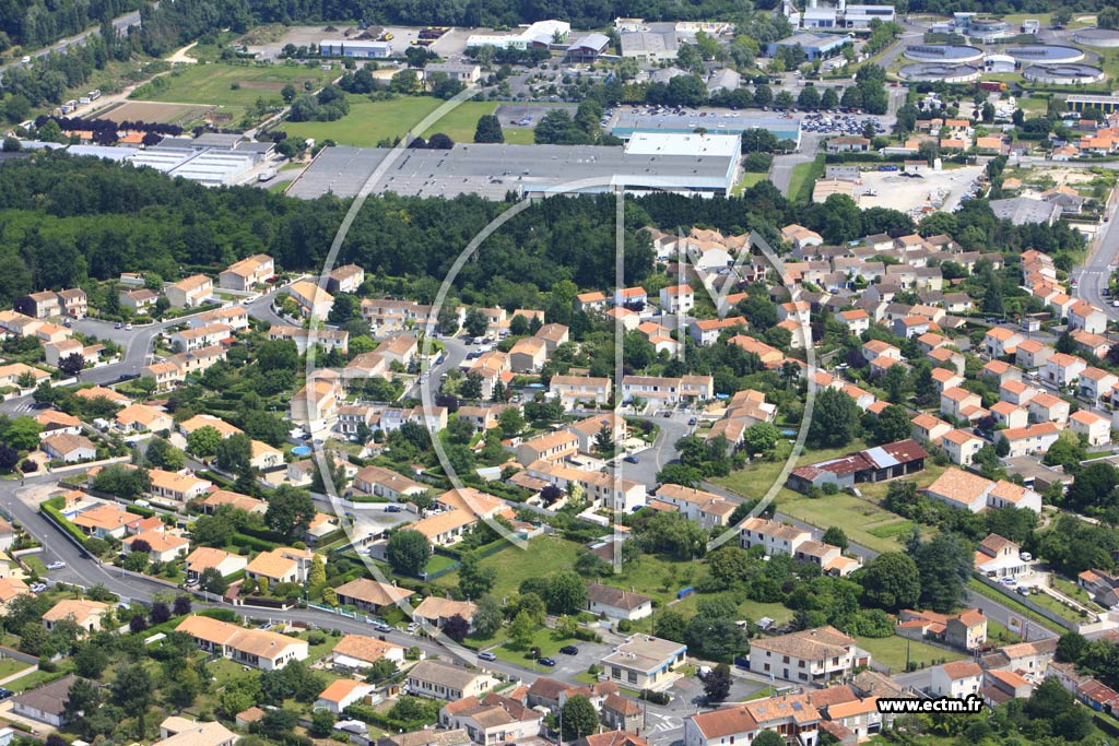 Photo arienne de Angoulme (Garenne)