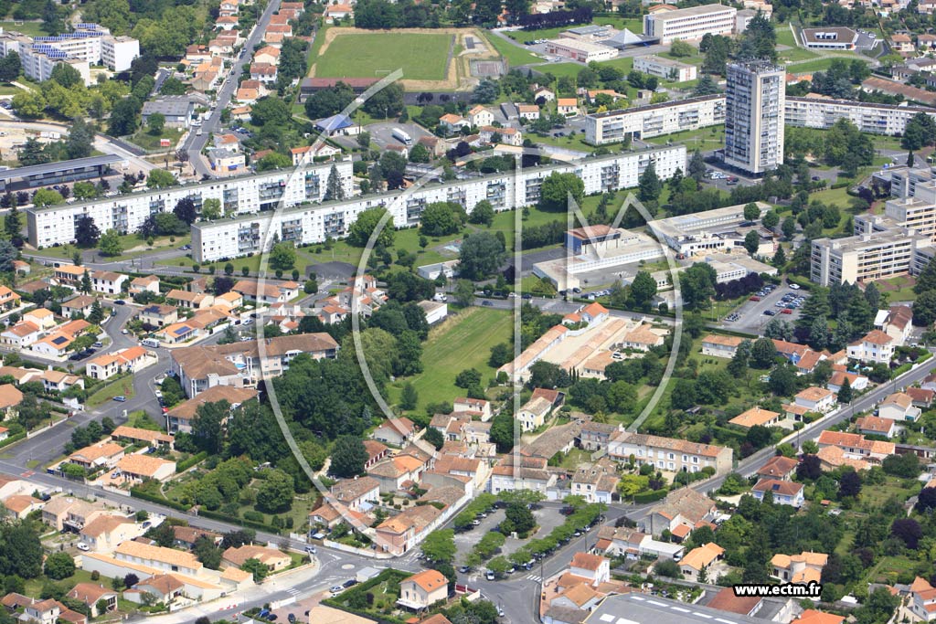 Photo arienne de Angoulme (Garenne)