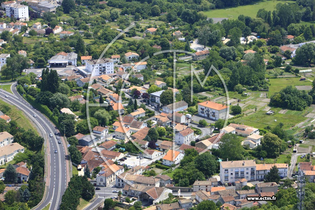 Photo arienne de Angoulme (Plateau)