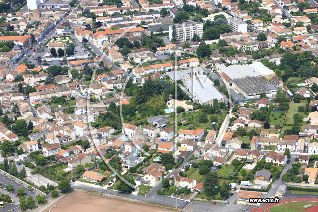 Photo arienne de Angoulme (Saint-Cybard)