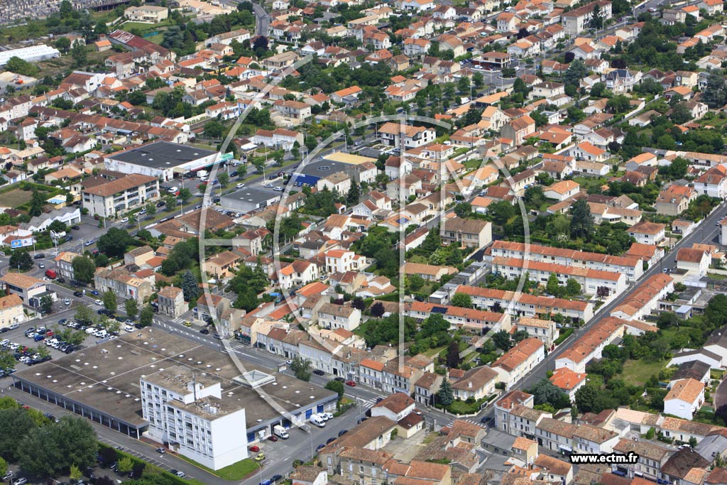 Photo arienne de Angoulme (Saint-Cybard)