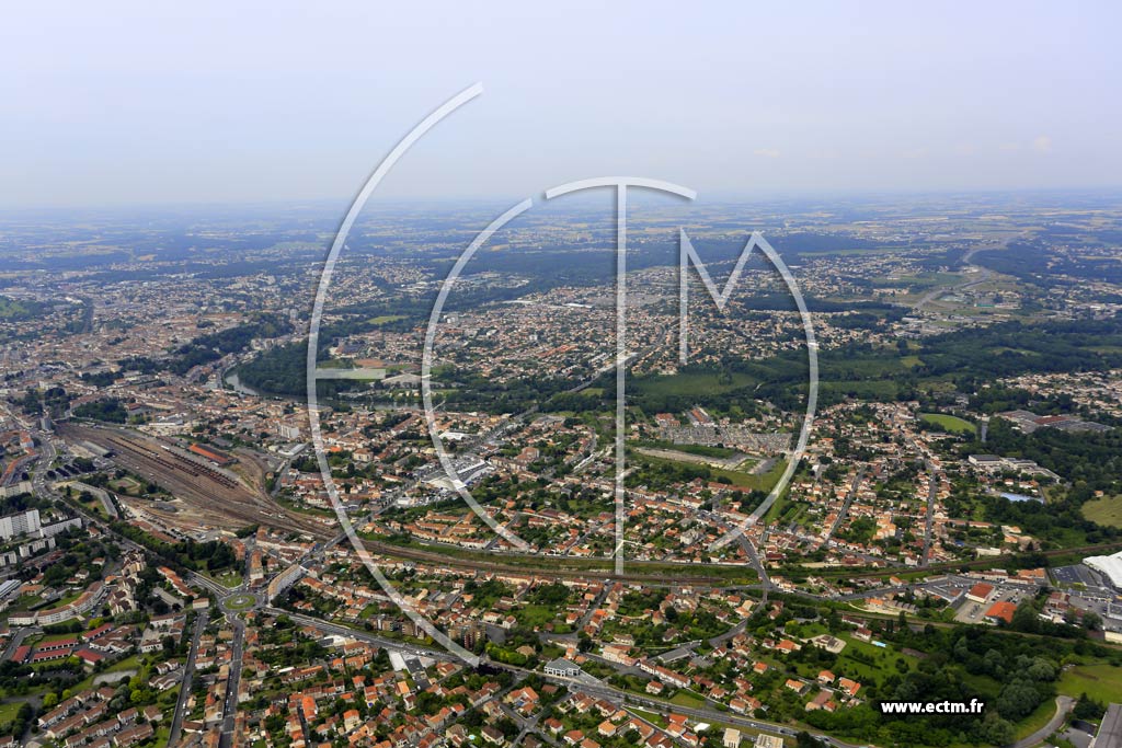 Photo arienne de Gond-Pontouvre