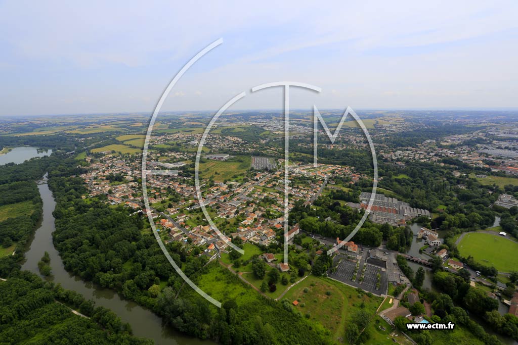 Photo arienne de Gond-Pontouvre (Ouest et Sud)