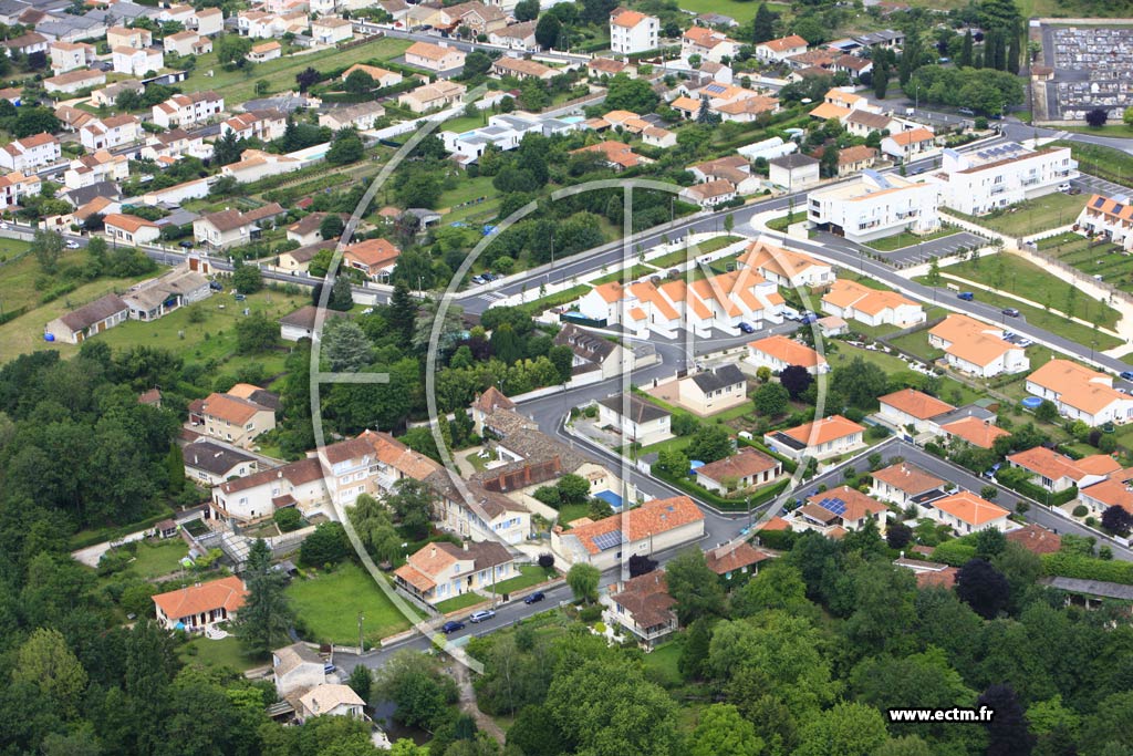 Photo arienne de Gond-Pontouvre (Ouest et Sud)
