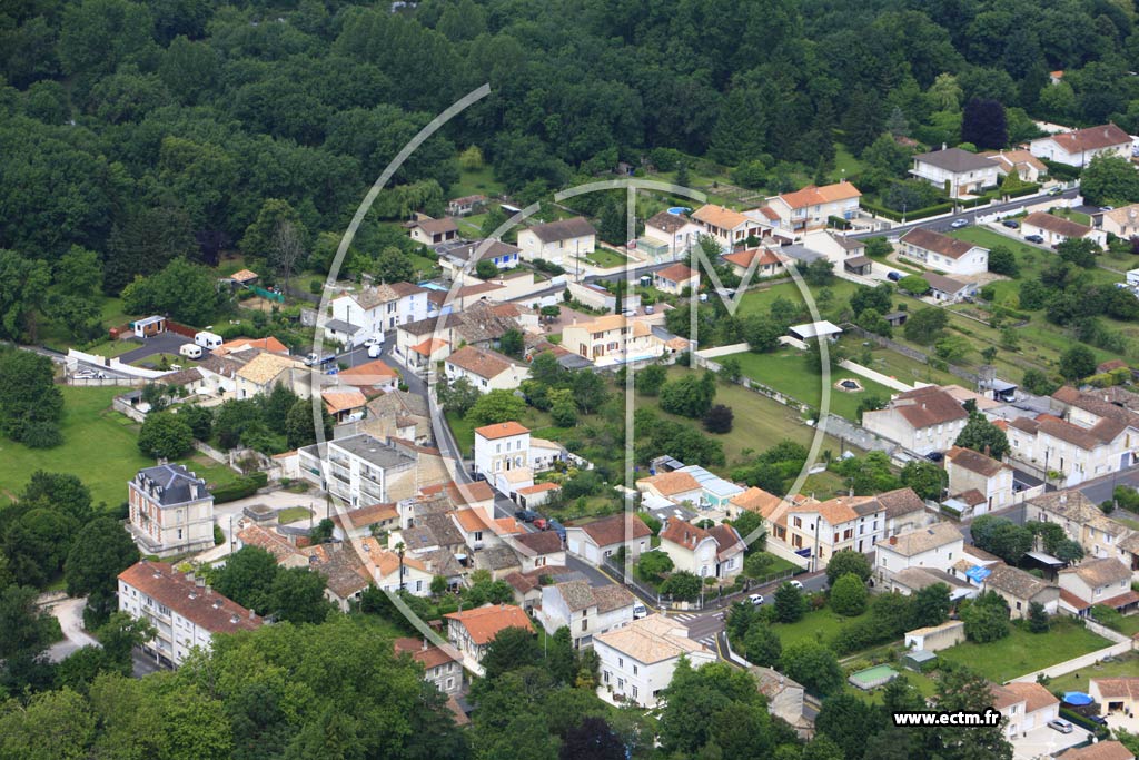 Photo arienne de Gond-Pontouvre (Ouest et Sud)