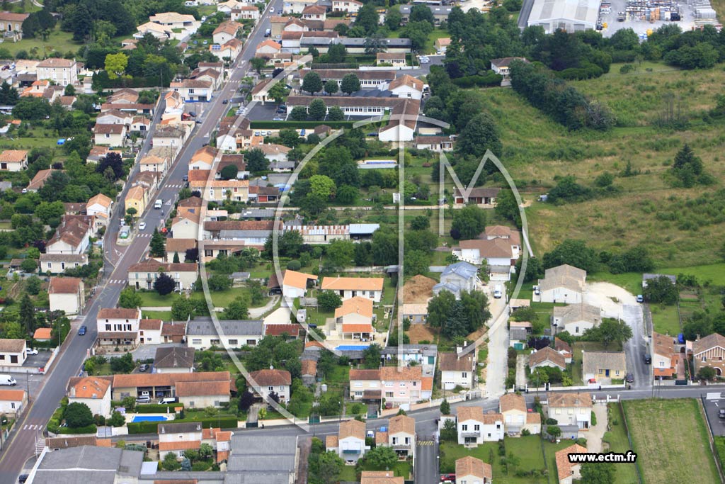Photo arienne de Gond-Pontouvre (Ouest et Sud)