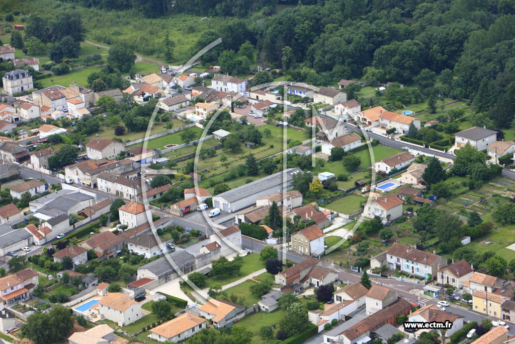 Photo arienne de Gond-Pontouvre (Ouest et Sud)