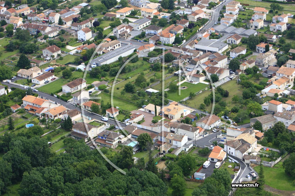 Photo arienne de Gond-Pontouvre (Ouest et Sud)