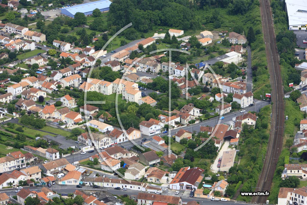 Photo arienne de Gond-Pontouvre (Ouest et Sud)
