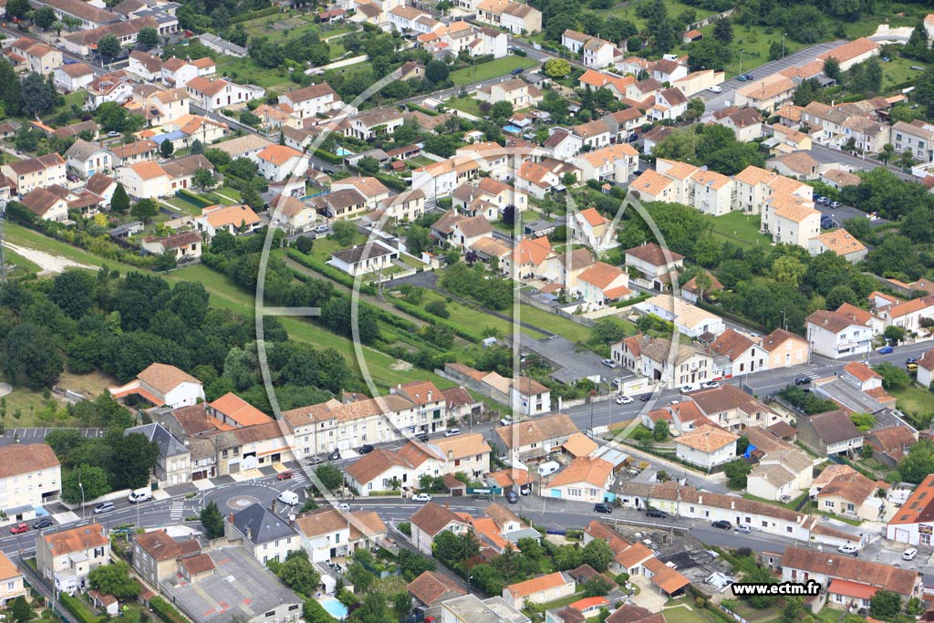 Photo arienne de Gond-Pontouvre (Ouest et Sud)