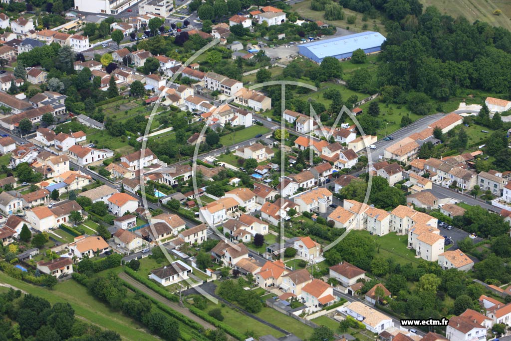 Photo arienne de Gond-Pontouvre (Ouest et Sud)