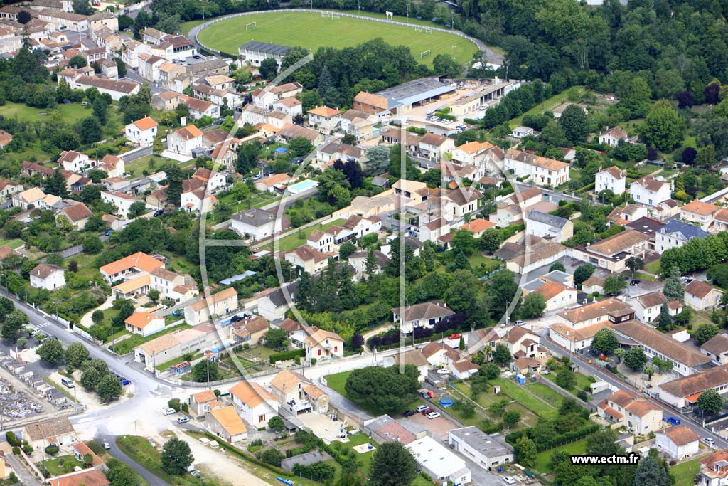 Photo arienne de Gond-Pontouvre (Ouest et Sud)