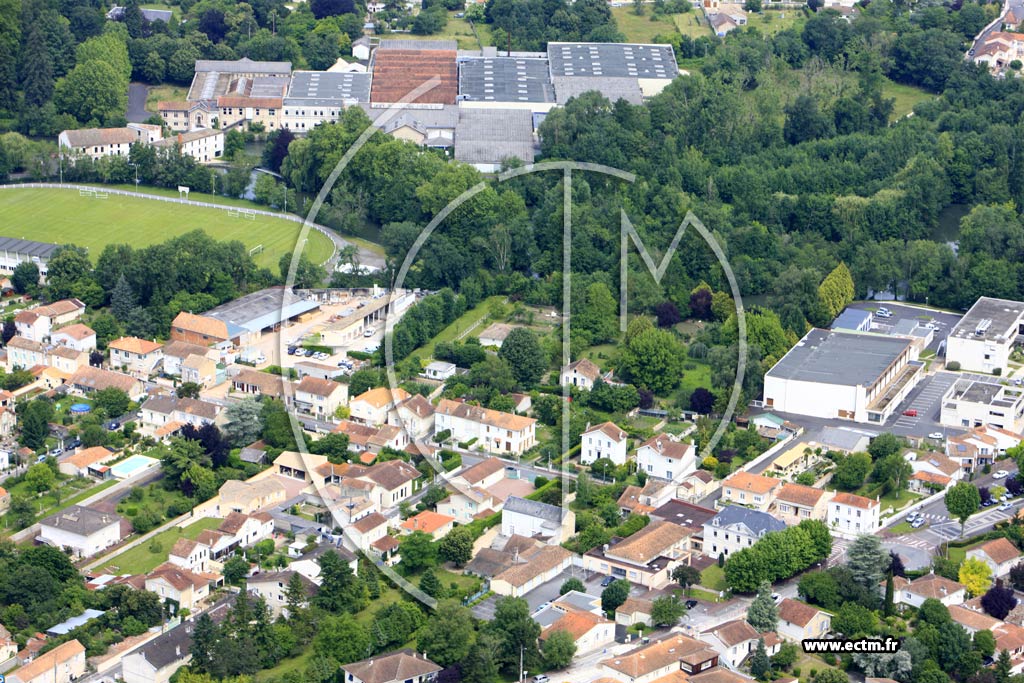 Photo arienne de Gond-Pontouvre (Ouest et Sud)