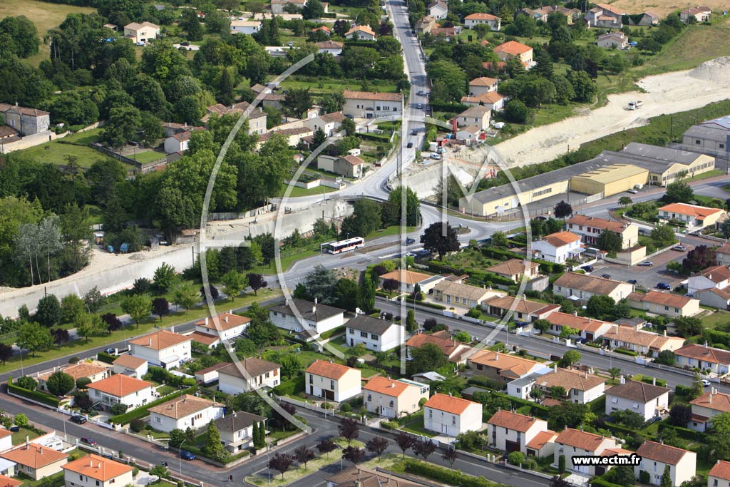 Photo arienne de La Couronne (Stade)