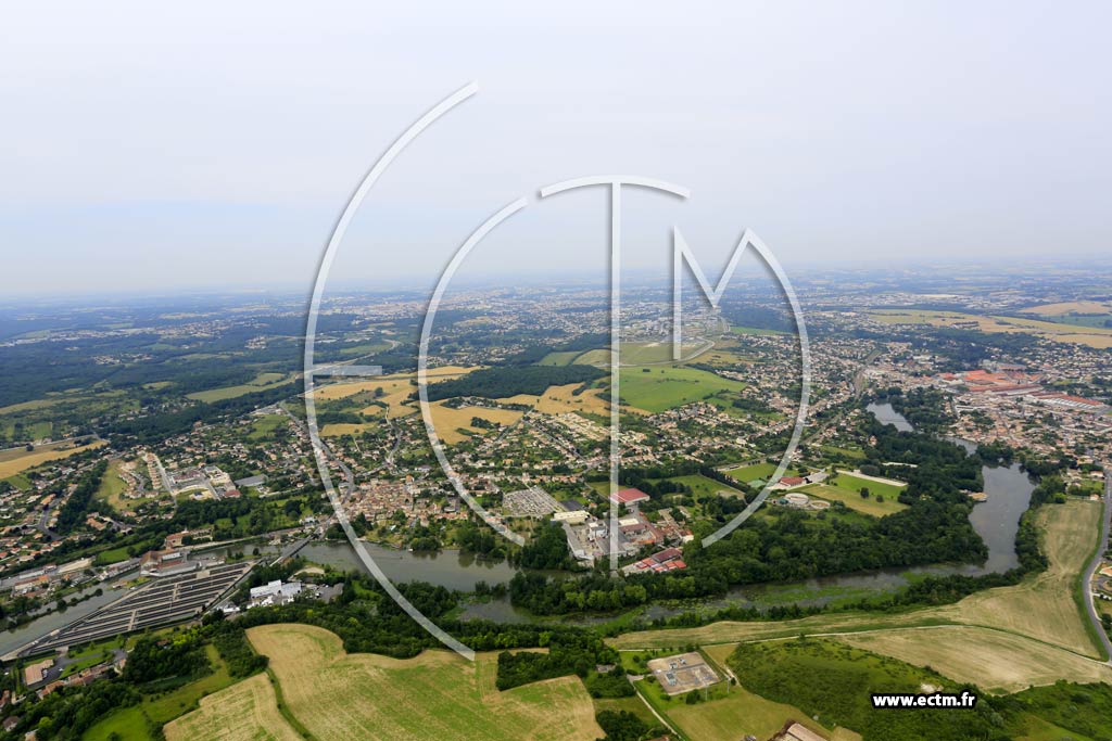 Photo arienne de Magnac-sur-Touvre