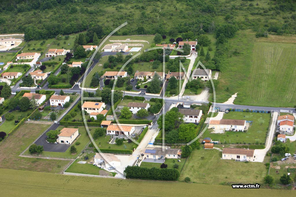 Photo arienne de Mornac (Fourville)