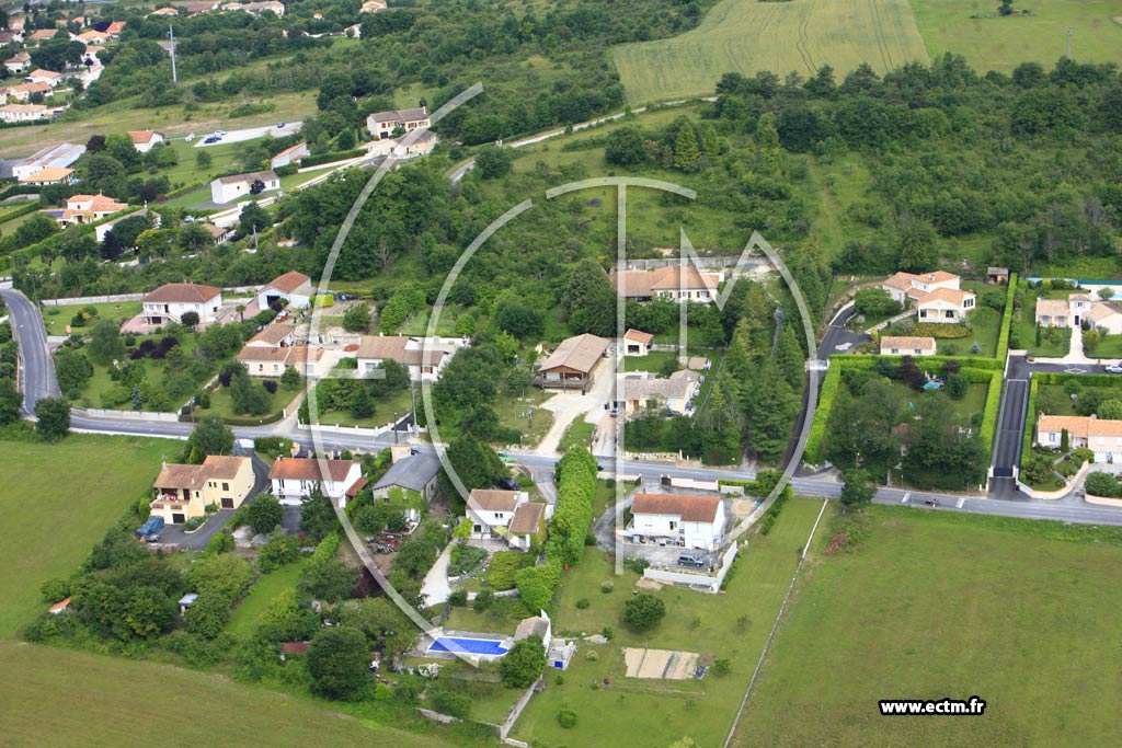Photo arienne de Mornac (Fourville)
