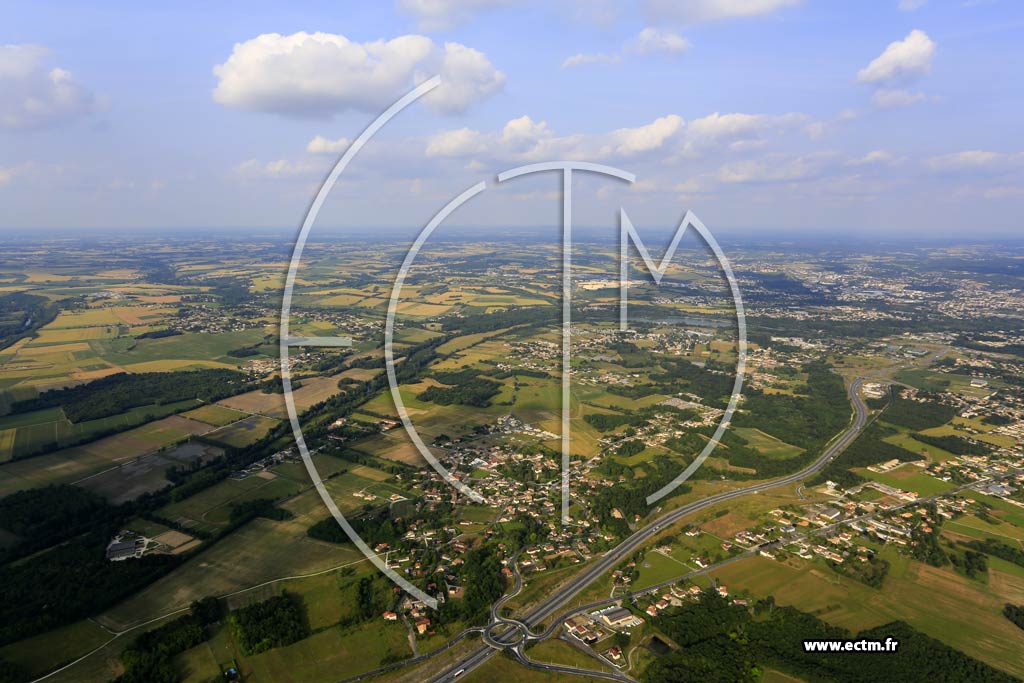 Photo arienne de Saint-Yrieix-sur-Charente (Sud Ouest)