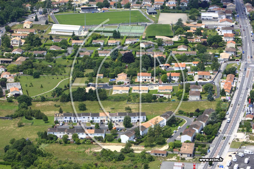 Photo arienne de Soyaux (Champ de Manoeuvres Est)