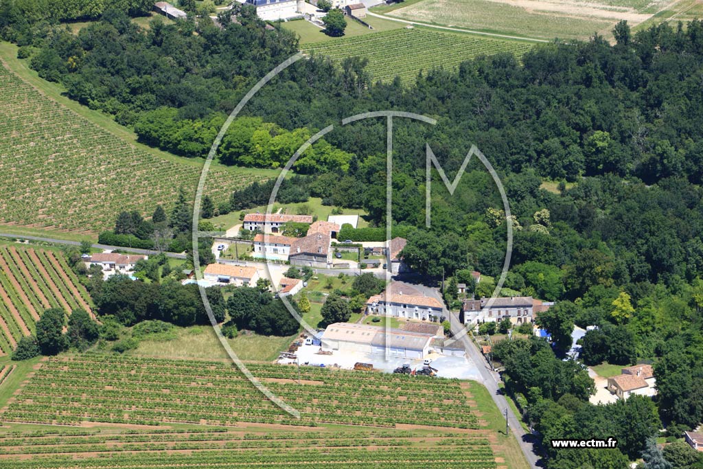 Photo arienne de Cherves-Richemont (La Franchie)