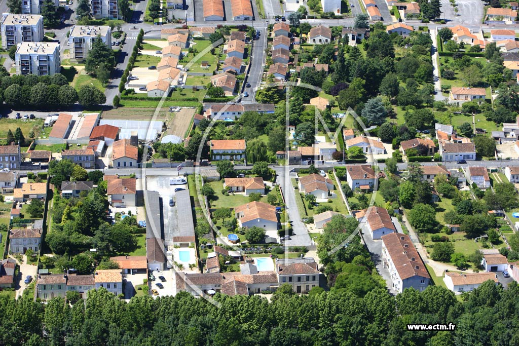 Photo arienne de Cognac (Crouin)