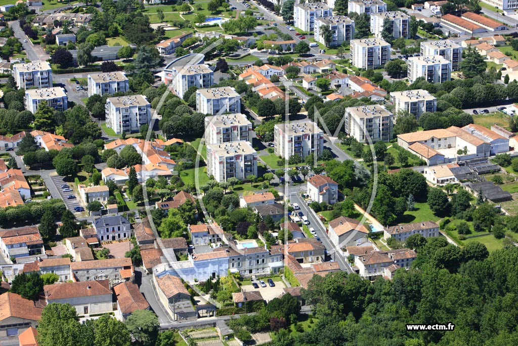 Photo arienne de Cognac (Crouin)
