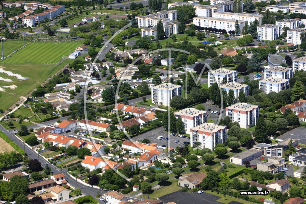 Photo arienne de Cognac (Crouin)