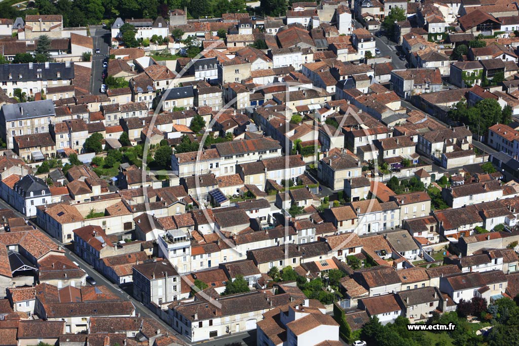 Photo arienne de Cognac (Htel de Ville)