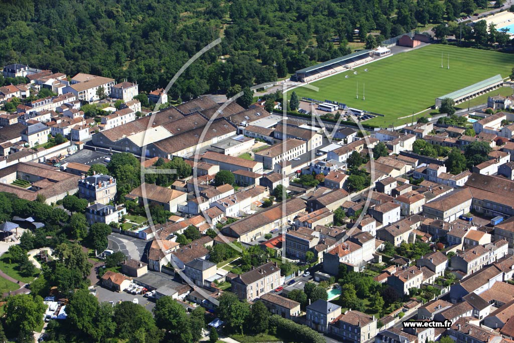 Photo arienne de Cognac (Htel de Ville)